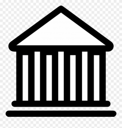Government Contract Cleaning - Bank Black And White Clipart ...
