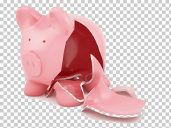 Piggy bank Stock photography Money , Broken bankrupt bank of ...