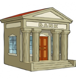 Cartoon Bank Building Vector Images (over 1,900)