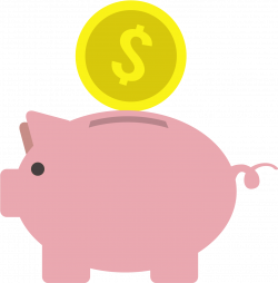 Piggy Bank Vector Png - Download Clipart on ClipartWiki