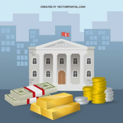 CENTRAL BANK - Free vector image in AI and EPS format.