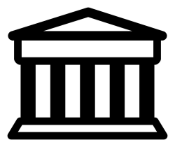 Bank pictogram vector clip art | Public domain vectors