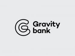 Gravity bank logo | Art Shtuff | Minimal logo design, Banks ...