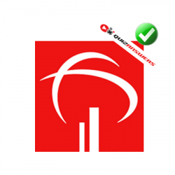 Red Circle White Lines Logo - LogoDix