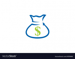 Dollar bag finance bank logo