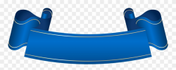 Blue Banner Transparent Clip Art - Blue Banner Ribbon Png (#99307 ...
