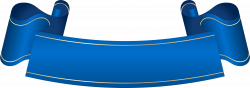 Blue Banner Transparent Clip Art - Blue Banner Ribbon Png - Full ...