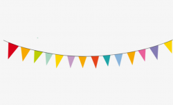 Colored Pennants, Banner, Triangle, Shape PNG Image and Clipart for ...