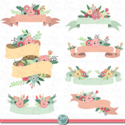 Flower Banner clipart: \