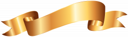 Gold Banner PNG Clip Art Image | Gallery Yopriceville - High ...