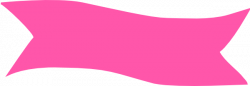 Pink ribbon banner clip art at clker vector image - ClipartBarn