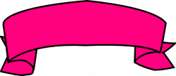 Pink banner clip art vector clip art free - Cliparting.com