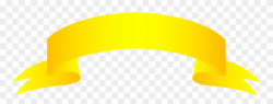 Ribbon Banner Clipart - Yellow Ribbon Banner Vector - Png Download ...