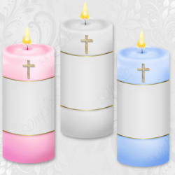 Baptism candle clipart » Clipart Portal