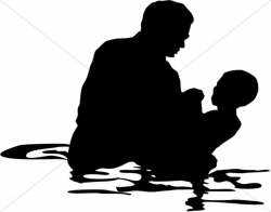 The best free Baptism silhouette images. Download from 23 ...