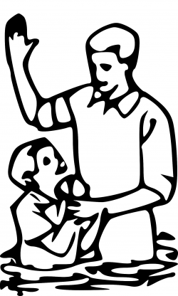 Free Baptism Silhouette, Download Free Clip Art, Free Clip ...