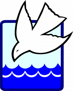 Dove into the Baptism Waters vector clipart image - Free ...