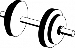 Barbell Cartoon - Clip Art Library