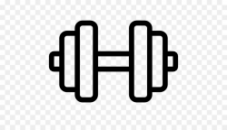 Fitness Cartoon clipart - Barbell, transparent clip art