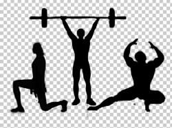 Silhouette Bodybuilding Training Physical Fitness PNG ...