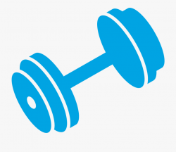 Dumbbell Clipart Hand Jpg - Blue Barbell Clip Art #457133 ...