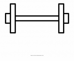 Free Barbell Clipart Black And White, Download Free Clip Art ...