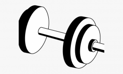 Dumbbell Weight Clipart - Dumbbell Clipart Black And White ...