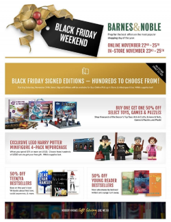 Barnes and Noble Black Friday Ad for 2019 | BlackFriday.com