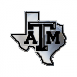 Stockdale Chrome Emblem | Barnes & Noble at Texas A&M
