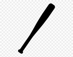 Baseball Bat Icon Png Clip Art Black And White Library - Baseball ...