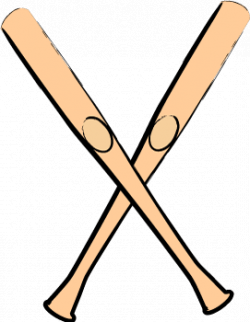 Crossed Baseball Bat Clipart | Clipart Panda - Free Clipart Images