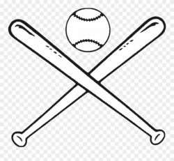 Baseball Bats Drawing Bat And Ball Games Clip Art - Baseball Clipart ...