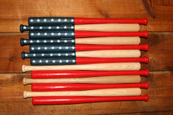 Baseball bat American Flag made out of 18 inch by homerunputter ...