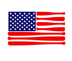 American Flag Bats instant download cut file for cutting machines ...