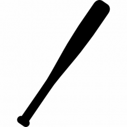 horizontal baseball bat clip art - Clip Art Library