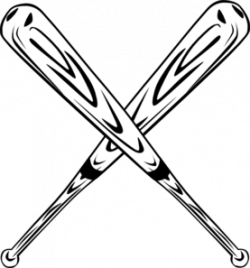 Crossed baseball bat clipart 2 » Clipart Station
