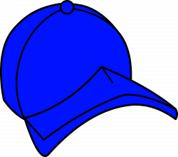 Blue Baseball Cap Clipart - Free Clip Art