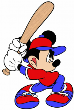 mickey mouse baseball clipart | Mickey mouse cartoon, Mickey ...