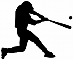 Swinging Home-run Baseball Player - Vinyl Wall Art Decal for ...