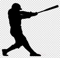 Bat Cartoon clipart - Silhouette, Baseball, transparent clip art