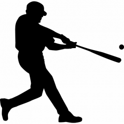 Baseball silhouette clip art clipart images gallery for free ...