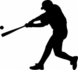 Baseball Batting Silhouette Clip art - baseball png download ...