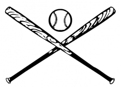 Baseball Bat Clipart Black And White | Free download best ...