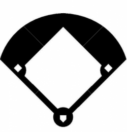 Free Baseball Diamond Clipart Black And White, Download Free ...