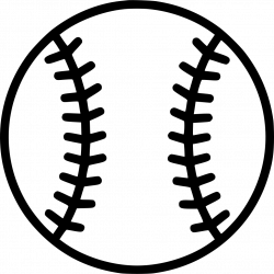 Clip Art Free Baseball Svg - Baseball Icon Png , Transparent ...