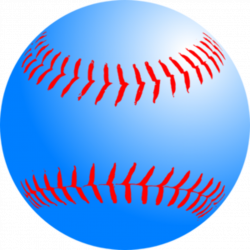 Baseball Clipart | Blue Baseball Clip Art | Sports | Online art ...