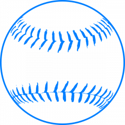 Blue Baseball Clipart