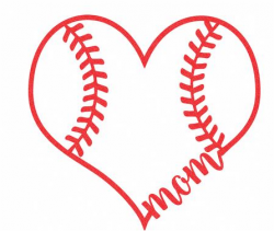 Baseball Mom | Baseball Heart Silhouette - Great free clipart ...