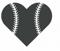 Baseball Heart File for Cutting Machines | SVG and Silhouette Studio ...