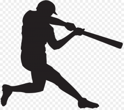 Baseball, Black, Silhouette, transparent png image & clipart free ...